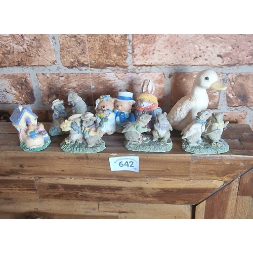 642 - Selection pf animal figurines