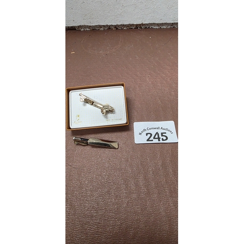 245 - 2 Novelty Tie Pins