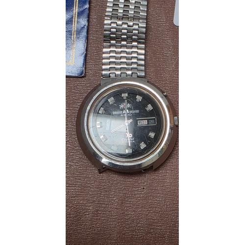 249 - Vintage Orient Weekly Auto AAADelux Wrist Watch