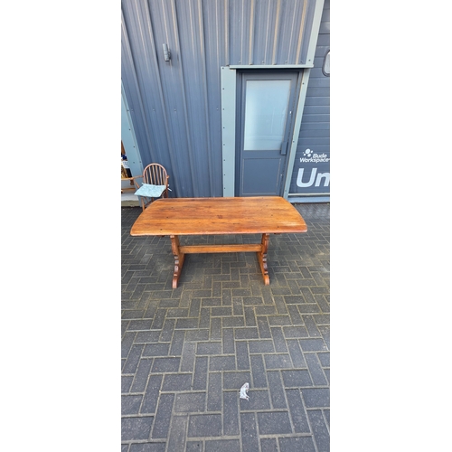 255 - Vintage Ercol Dining Set 145x76cm