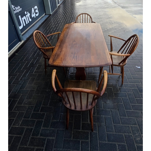 255 - Vintage Ercol Dining Set 145x76cm