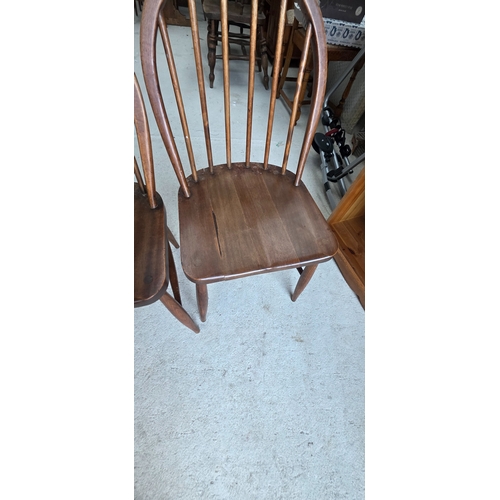 256 - 2 Ercol Windsor Chairs