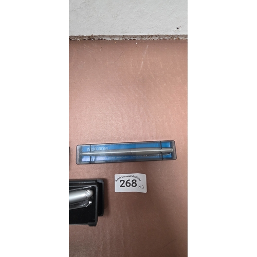 268 - 3 Boxed Pens