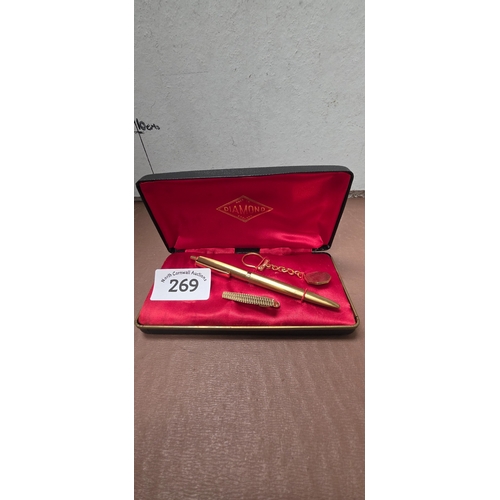 269 - Vintage Diamond Cut Gift Set