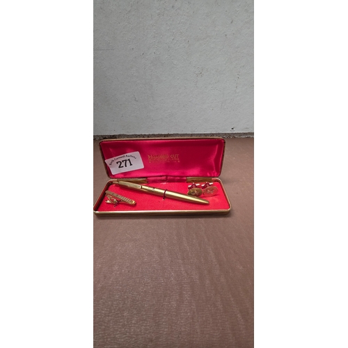 271 - Vintage Diamond Cut Gift Set