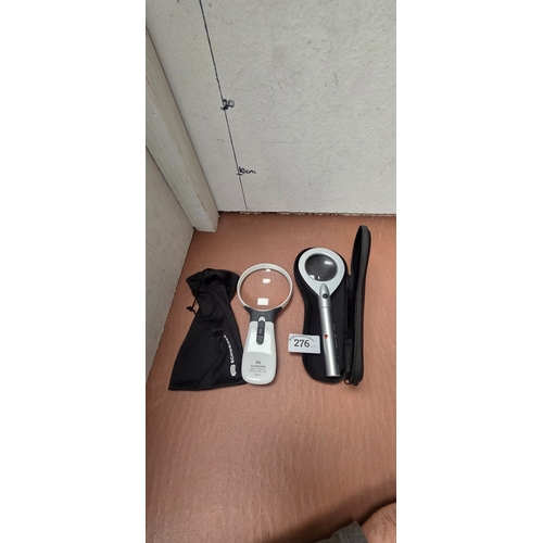 276 - 2 LED Magnifying Glasses