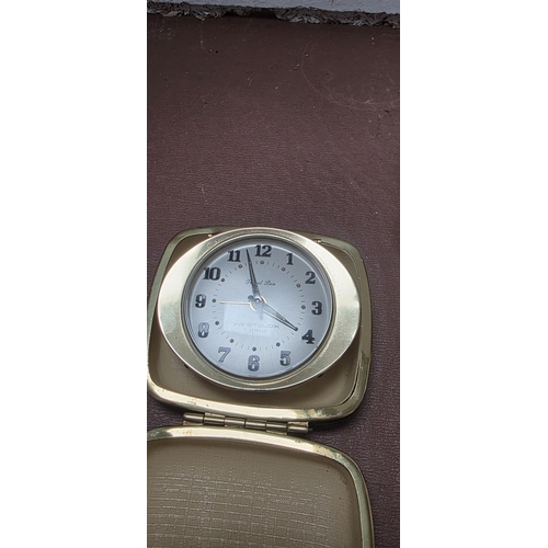 279 - 2 Vintage Travel Clocks