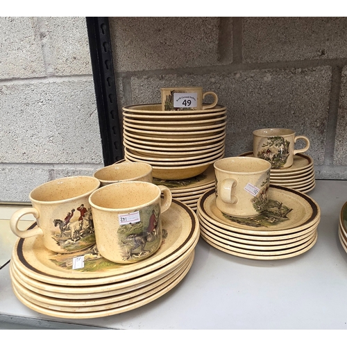 49 - Royal Worcester Palissy Coffee and plate set