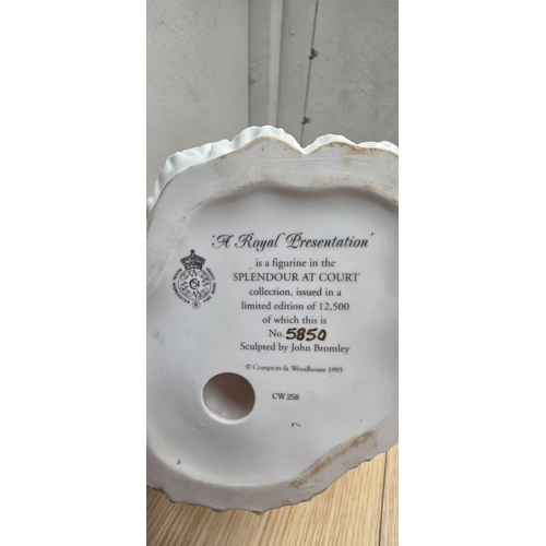 51 - 2 Porcelain Female Figurines