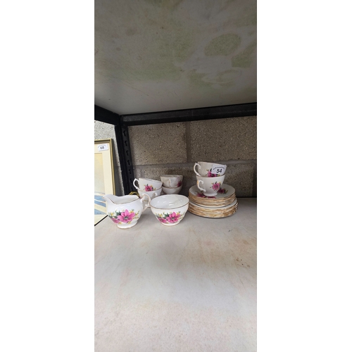 54 - Crown Royal Bone China Tea set