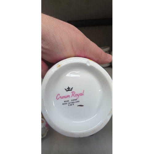 54 - Crown Royal Bone China Tea set