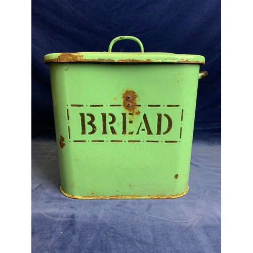 302 - Vintage Enamel Bread Bin