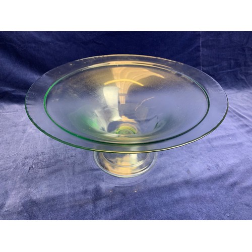 79 - Handblown Large Glass Bowl Centrepiece