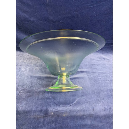 79 - Handblown Large Glass Bowl Centrepiece