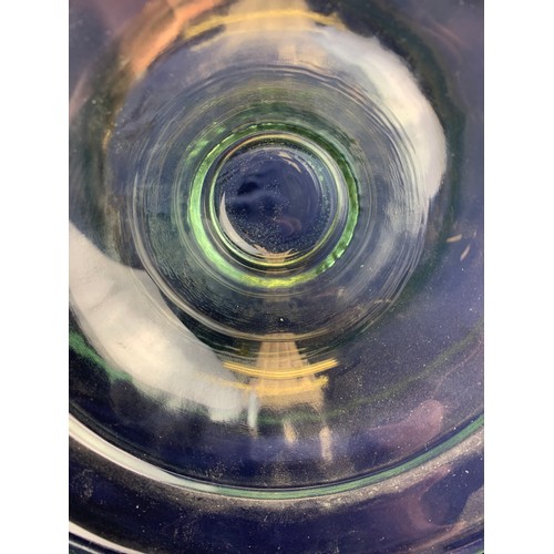 79 - Handblown Large Glass Bowl Centrepiece