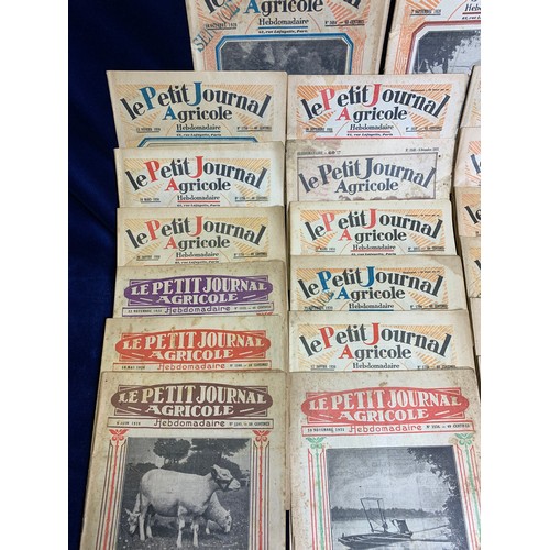 90 - Very large collection of le Petit Journal Agricole - dates from 1925 to 1931