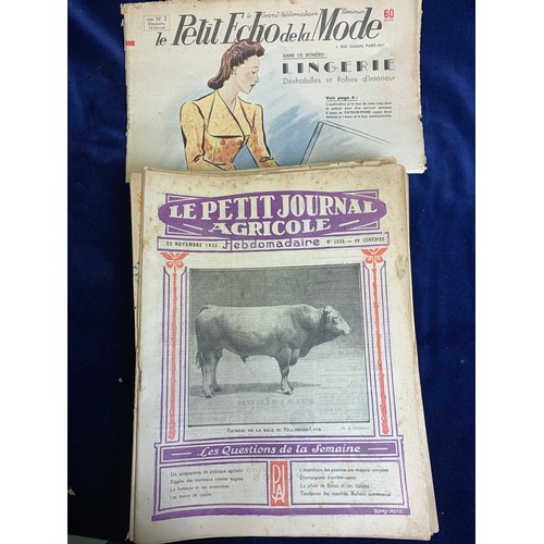 90 - Very large collection of le Petit Journal Agricole - dates from 1925 to 1931