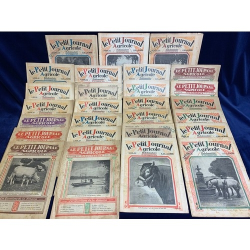 90 - Very large collection of le Petit Journal Agricole - dates from 1925 to 1931