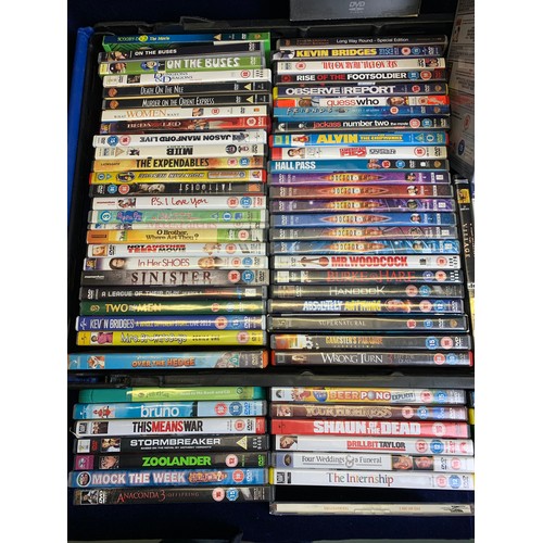 104 - Very Large Collection of DVD's inc. Dr Who, Hannah Montana, Trainspotting, Battle of Britain etc.