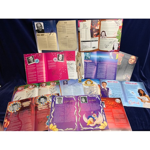 94 - Collection of Theatre Programmes and Souvenir Brochures - Many Signed Autographs inc. David Essex, R... 