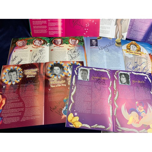 94 - Collection of Theatre Programmes and Souvenir Brochures - Many Signed Autographs inc. David Essex, R... 