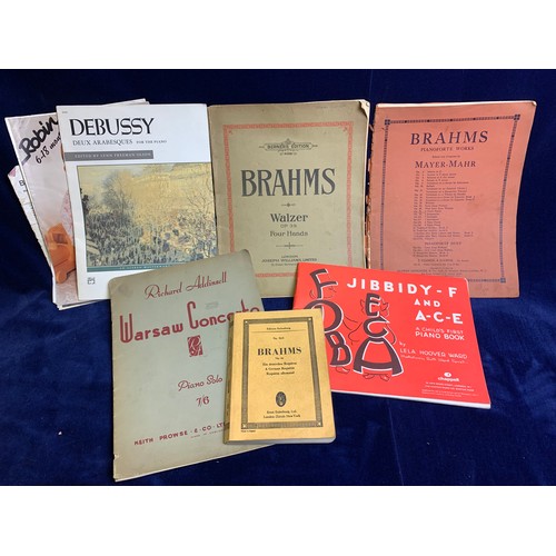 98 - Vintage Sheet Music Brahms, Debussy etc.