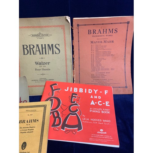 98 - Vintage Sheet Music Brahms, Debussy etc.