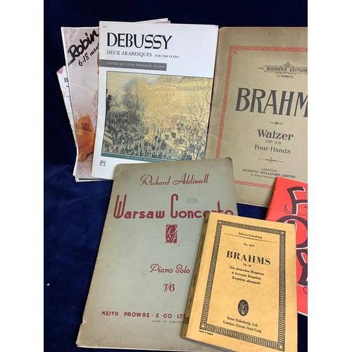 98 - Vintage Sheet Music Brahms, Debussy etc.
