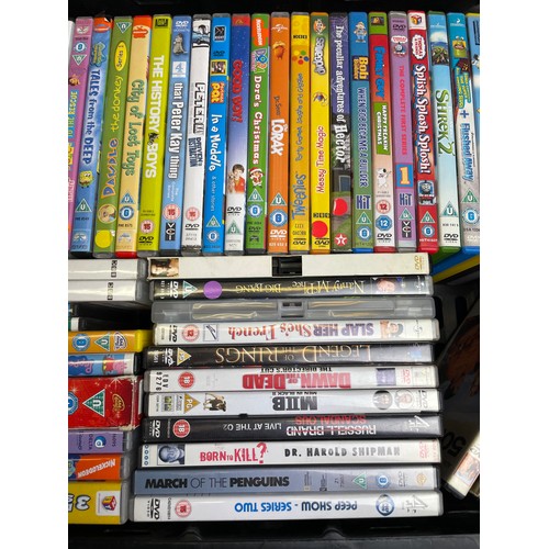 114 - Large collection of DVDs