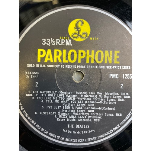112 - The Beatles Help Album 1st Vinyl Pressing 1965 PMC 1255