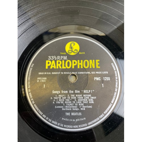 112 - The Beatles Help Album 1st Vinyl Pressing 1965 PMC 1255
