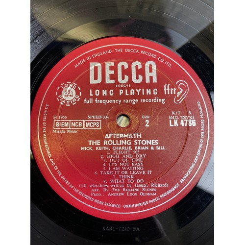 113 - The Rolling Stones Aftermath Album 1st Vinyl Pressing 1966 Lk 4786