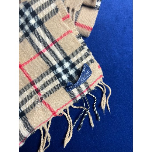 48 - 3 Vintage Burberry Scarves