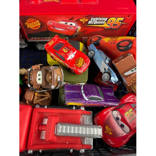 136 - Vintage Disney Cars Toys & Postman Pat Toys