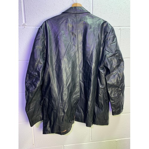 58 - AML London Leather Jacket in Large