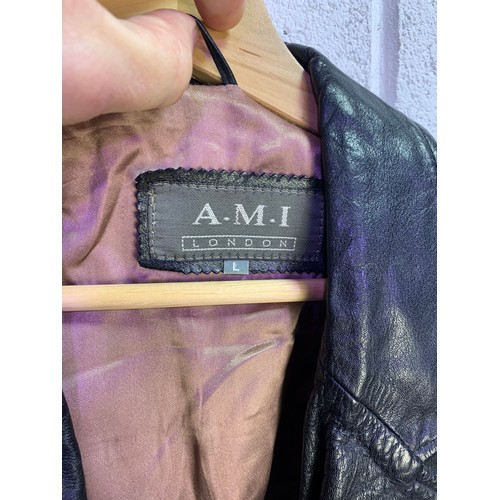 58 - AML London Leather Jacket in Large