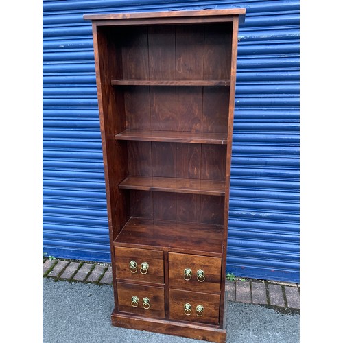 145 - Tall Shelved Wall Unit with Drawers