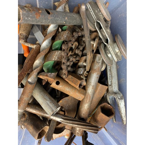 115 - Collection of Vintage Tools inc. Large Drills, Augers, Sockets etc.