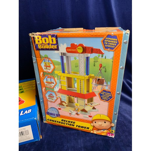 141 - Bob the Builder Construction tower and Tronex 50+ Circuit Lab