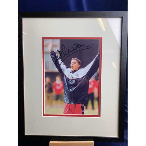 142 - Signed and Mounted Autograph Michael Owen with COA