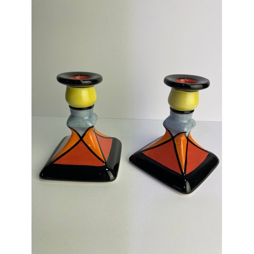 170 - RARE Lorna Bailey Chetwynd Candlesticks