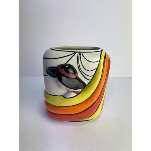 178 - Lorna Bailey Art Deco Lady Purse Vase