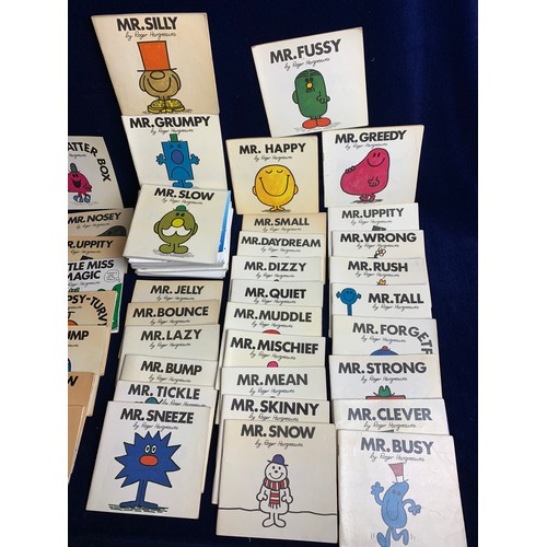 21 - Very Large Collection of Vintage and Modern Mr Men Books - majority from Early 70's - 80's - GA43765