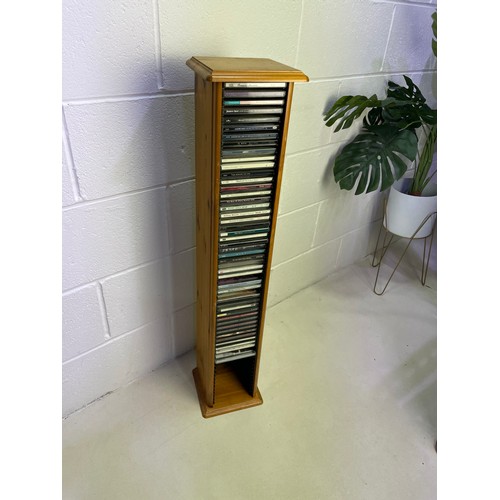 152 - Pine CD Storage & CD's