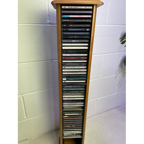 152 - Pine CD Storage & CD's