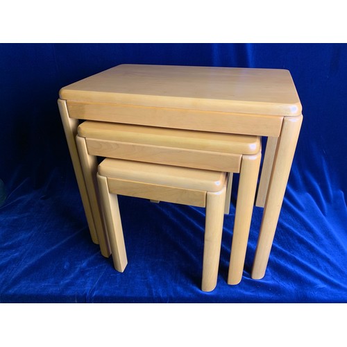158 - Solid Wood Nesting Tables