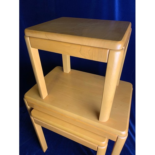 158 - Solid Wood Nesting Tables