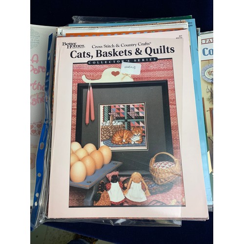 10 - Huge Selection of American Cross Stitch Patterns and Fabric - GA43120