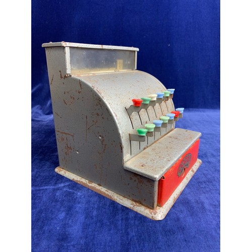 136A - 1950's Codeg Metal Toy Cash Register