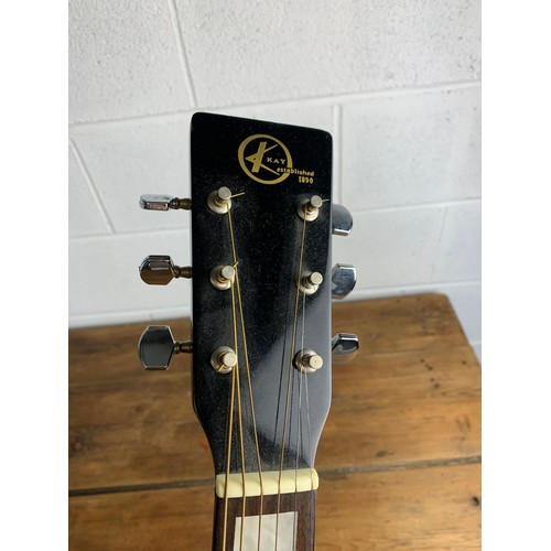 4 - Kay K-500 acoustic guitar